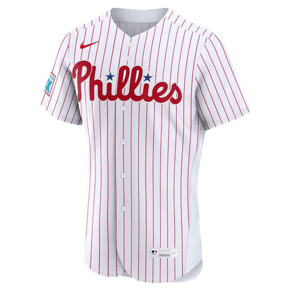 Bryce Harper Philadelphia Phillies Nike Alternate Authentic Sponsor Patch Jersey - Cream