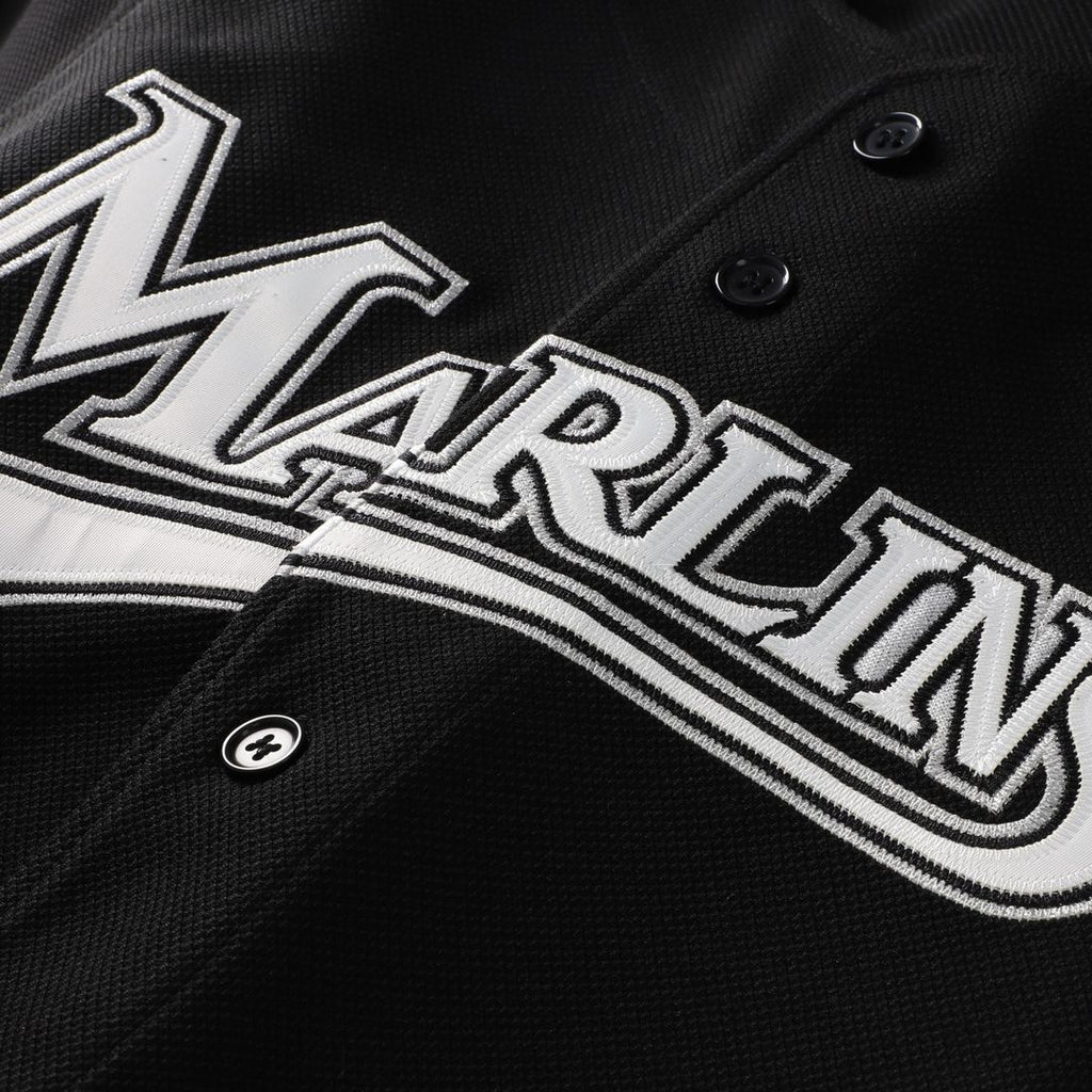 Miguel Cabrera Miami Marlins Mitchell & Ness Big & Tall Cooperstown Mesh Batting Practice Jersey - Black
