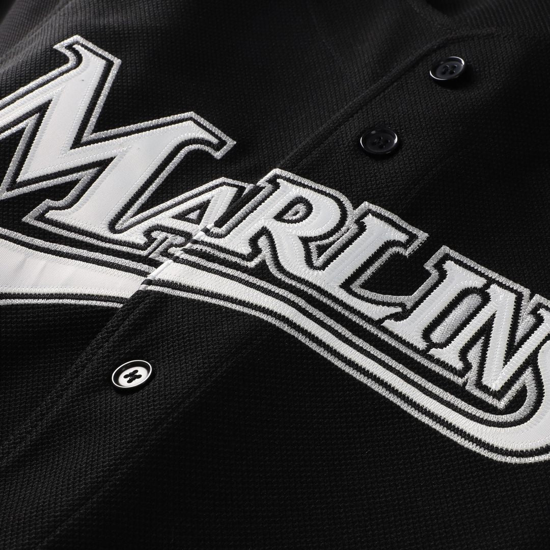 Miguel Cabrera Miami Marlins Mitchell & Ness Big & Tall Cooperstown Mesh Batting Practice Jersey - Black