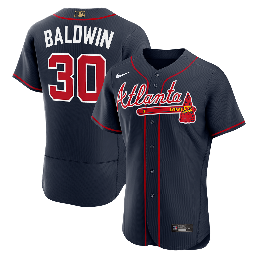 Drake Baldwin Atlanta Braves Nike Alternate MLB Awards Authentic Jersey - Navy
