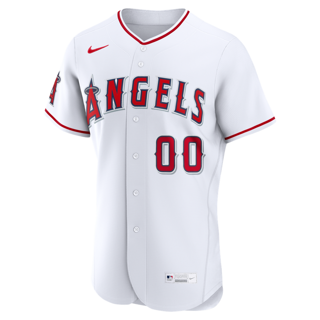 Los Angeles Angels Nike Home Authentic Custom Jersey - White