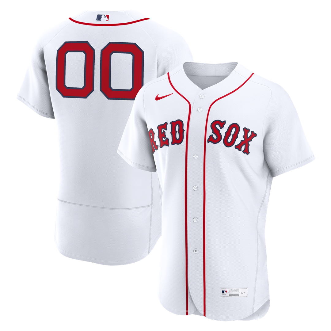 Boston Red Sox Nike Home Authentic Custom Jersey - White