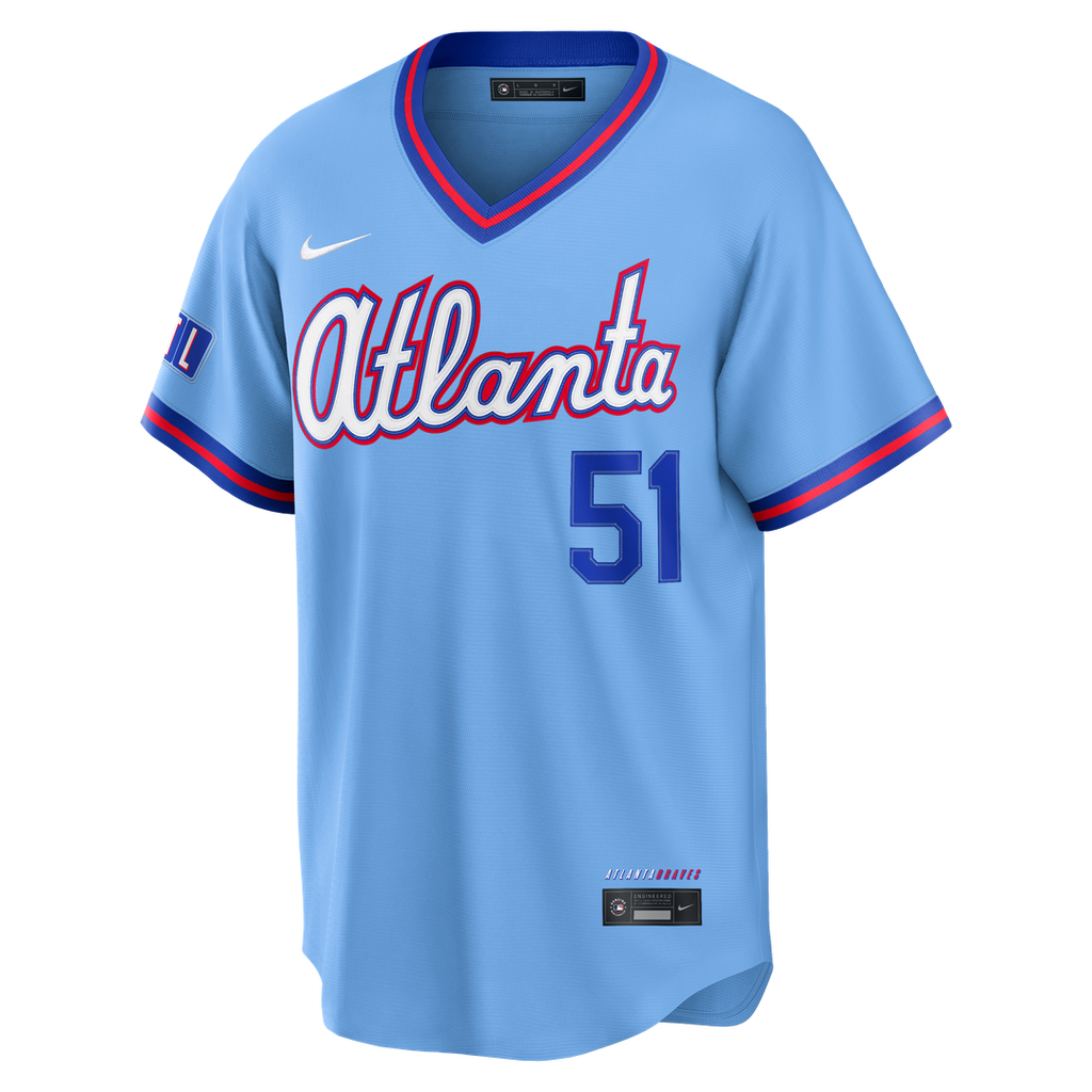 Chris Sale Atlanta Braves Nike 2026 City Connect Stadium Jersey - Powder Blue