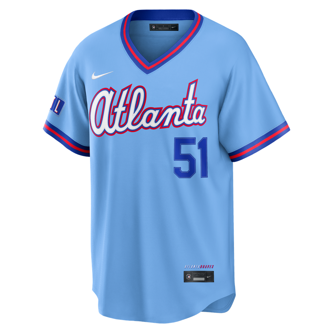 Chris Sale Atlanta Braves Nike 2026 City Connect Stadium Jersey - Powder Blue