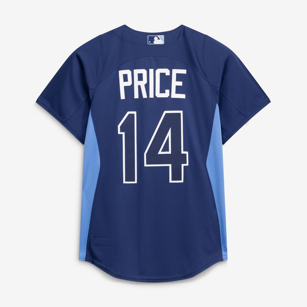 David Price Tampa Bay Rays Mitchell & Ness Authentic Batting Practice Jersey - Blue