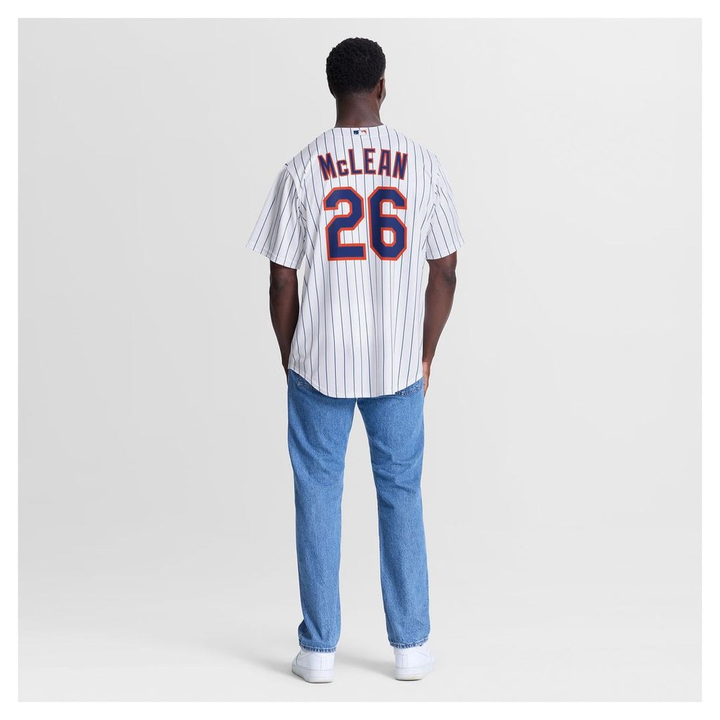 Nolan McLean New York Mets Nike Home Replica Jersey - White