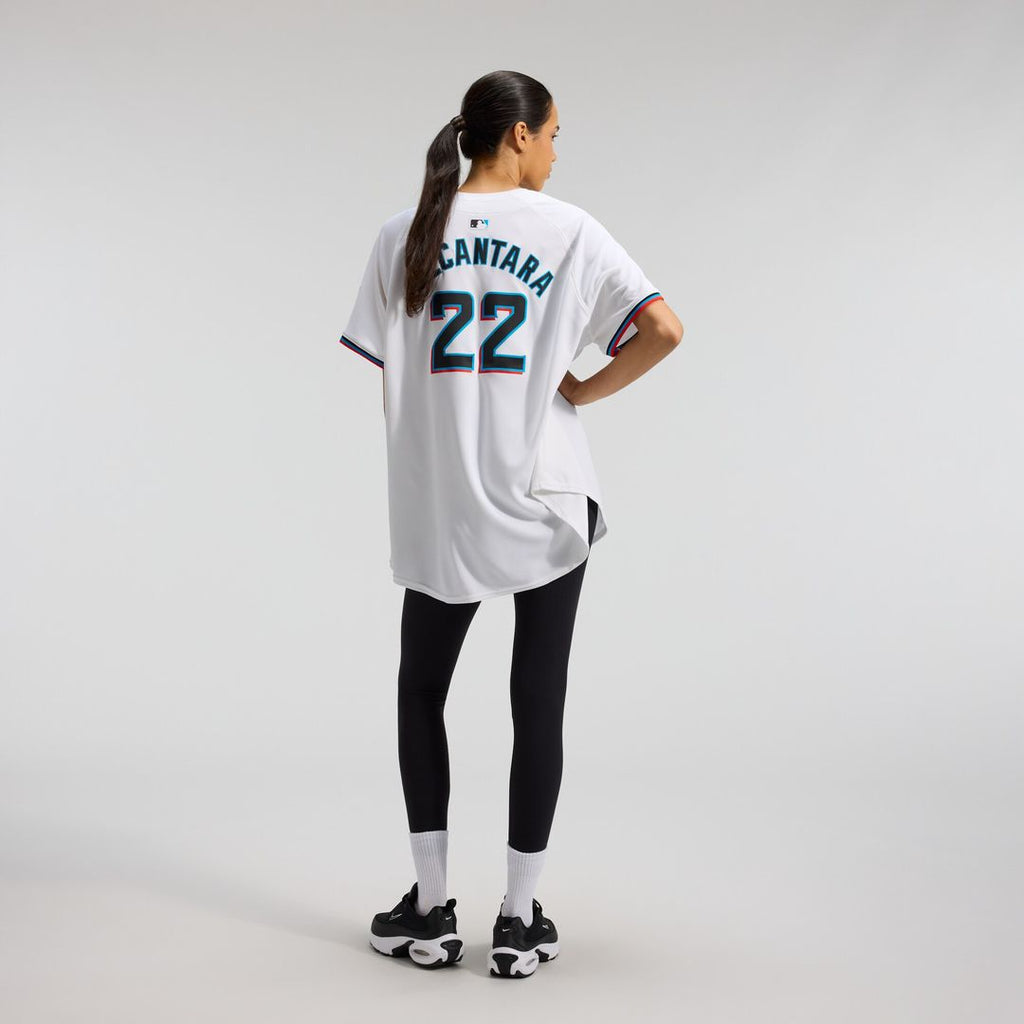 Sandy Alcantara Miami Marlins Nike Women's Home Limited Player Jersey – White