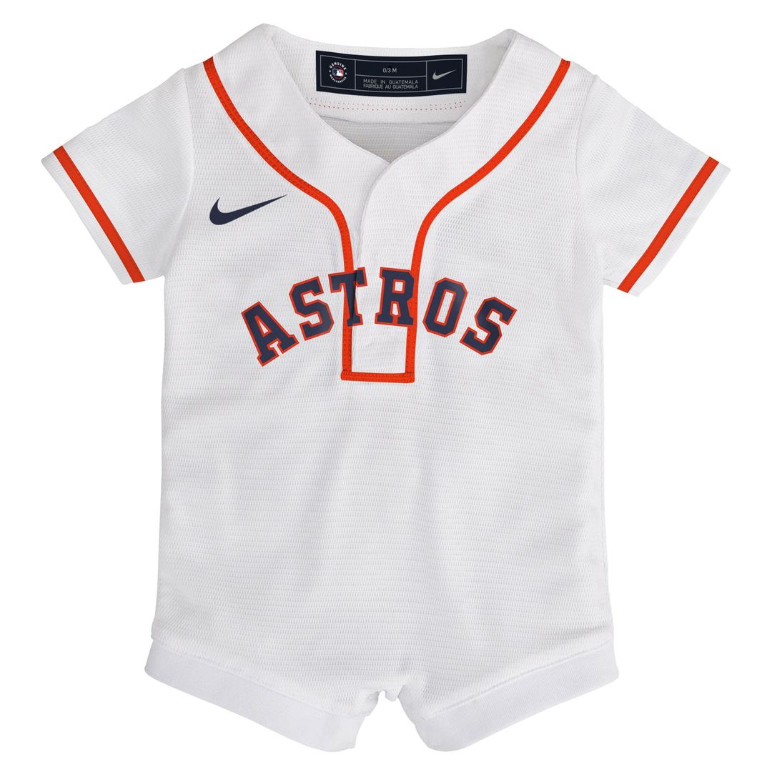 Houston Astros Nike Newborn Home Replica Romper Jersey - White