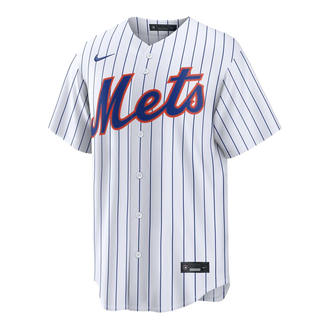 Nolan McLean New York Mets Nike Home Replica Jersey - White