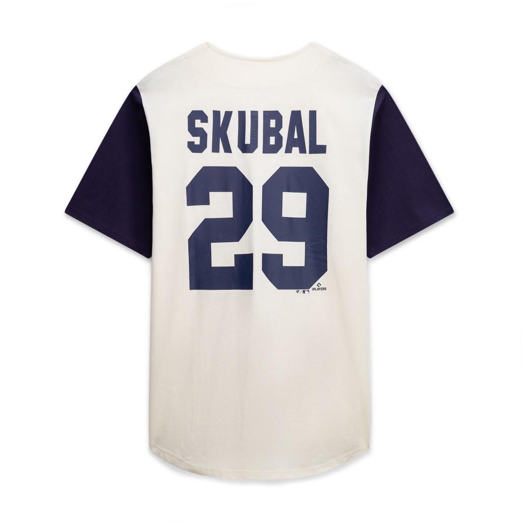 Detroit Tigers Profile Big & Tall Two-Color Fashion Jersey - Cream/Navy