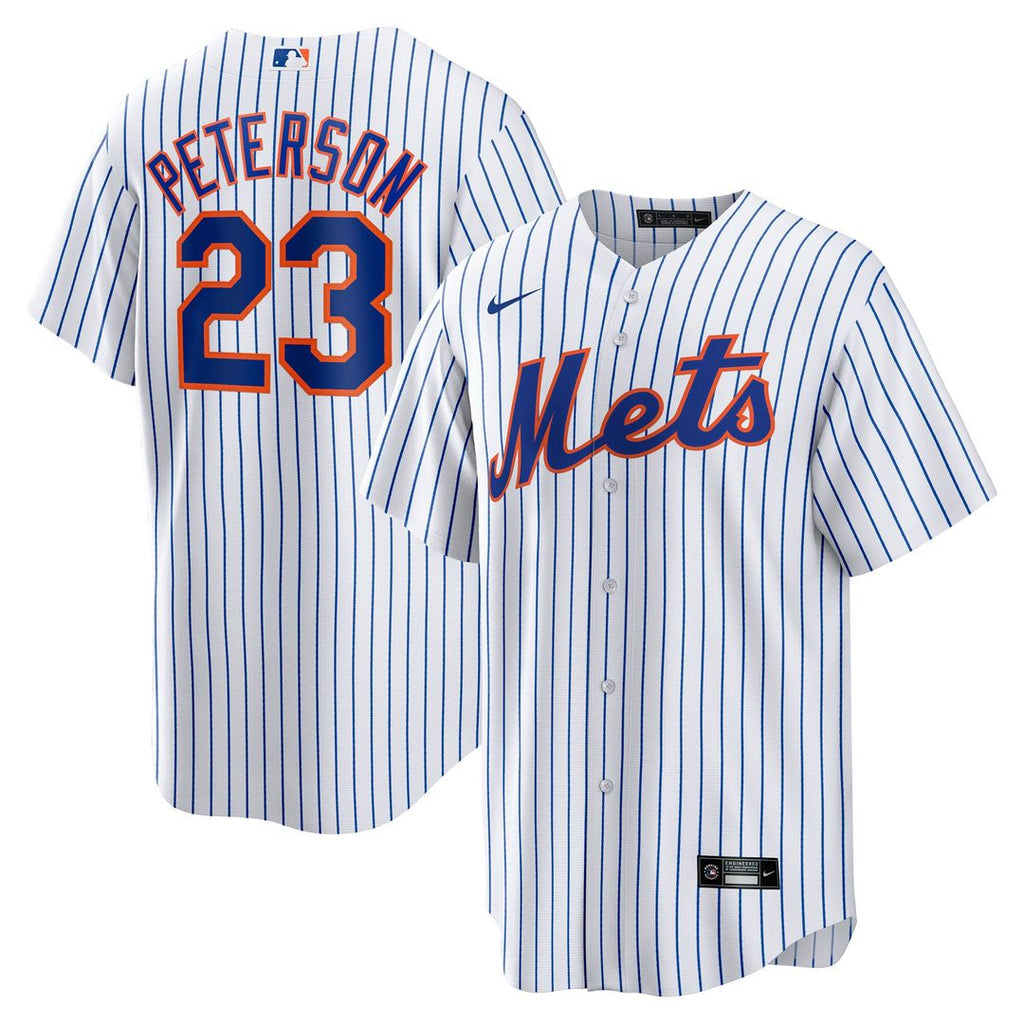 David Peterson New York Mets Nike Home Replica Jersey - White