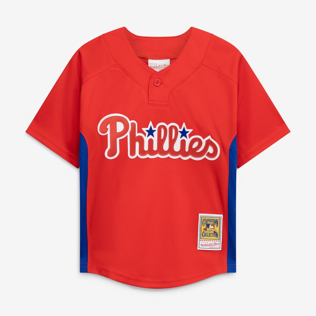 Roy Halladay Philadelphia Phillies Mitchell & Ness Preschool Cooperstown Collection Mesh Batting Practice Jersey - Red