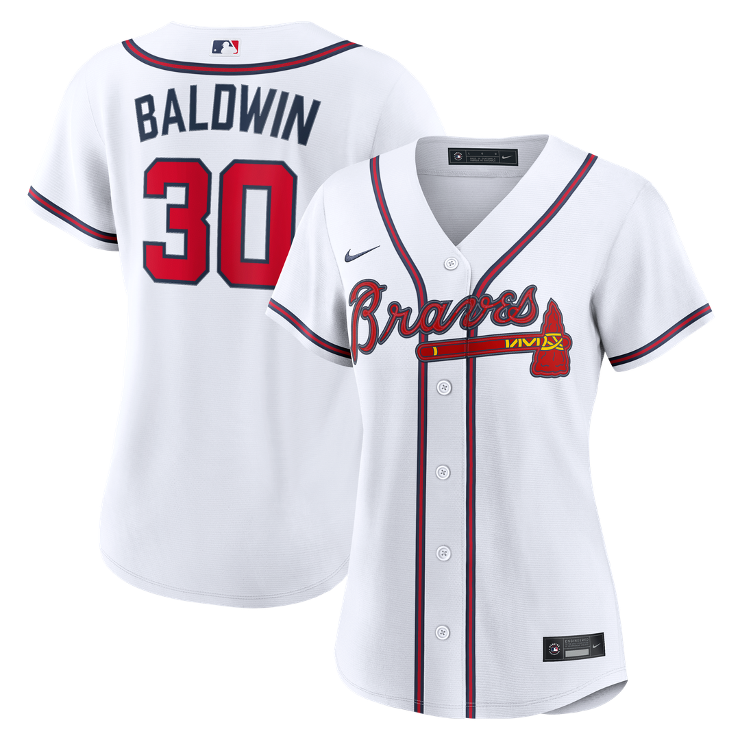 Drake Baldwin Atlanta Braves Nike Women's Home Replica Jersey - White