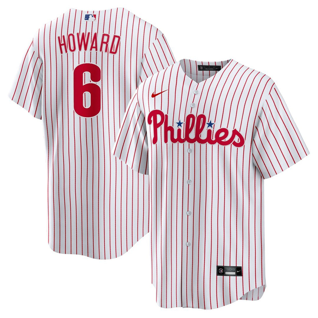 Ryan Howard Philadelphia Phillies Nike Replica Player Jersey - White