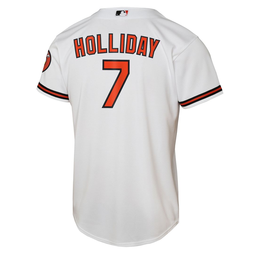Jackson Holliday Baltimore Orioles Nike Youth Alternate 2 Stadium Player Jersey - Orange