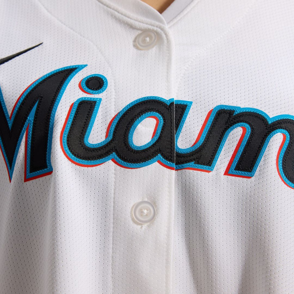 Sandy Alcantara Miami Marlins Nike Women's Home Limited Player Jersey – White