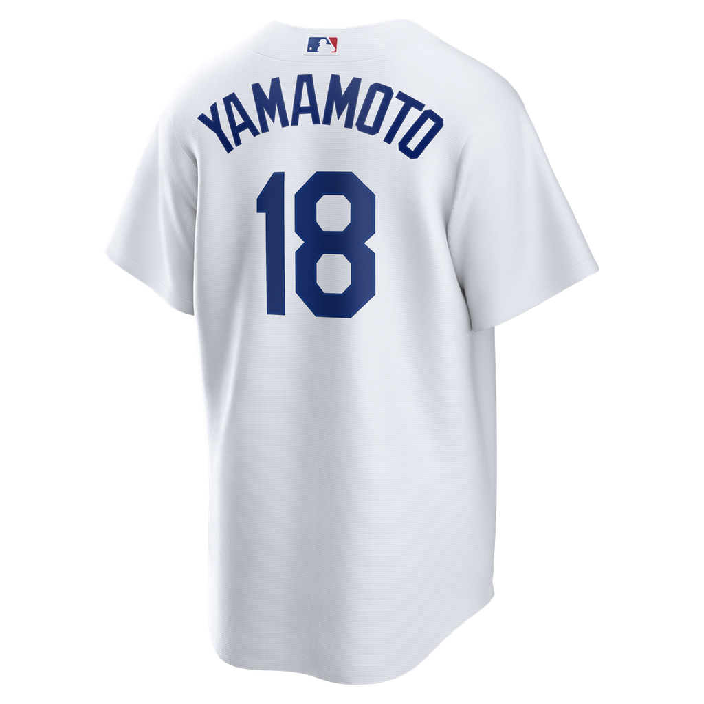 Yoshinobu Yamamoto Los Angeles Dodgers Nike Home Replica Jersey - White